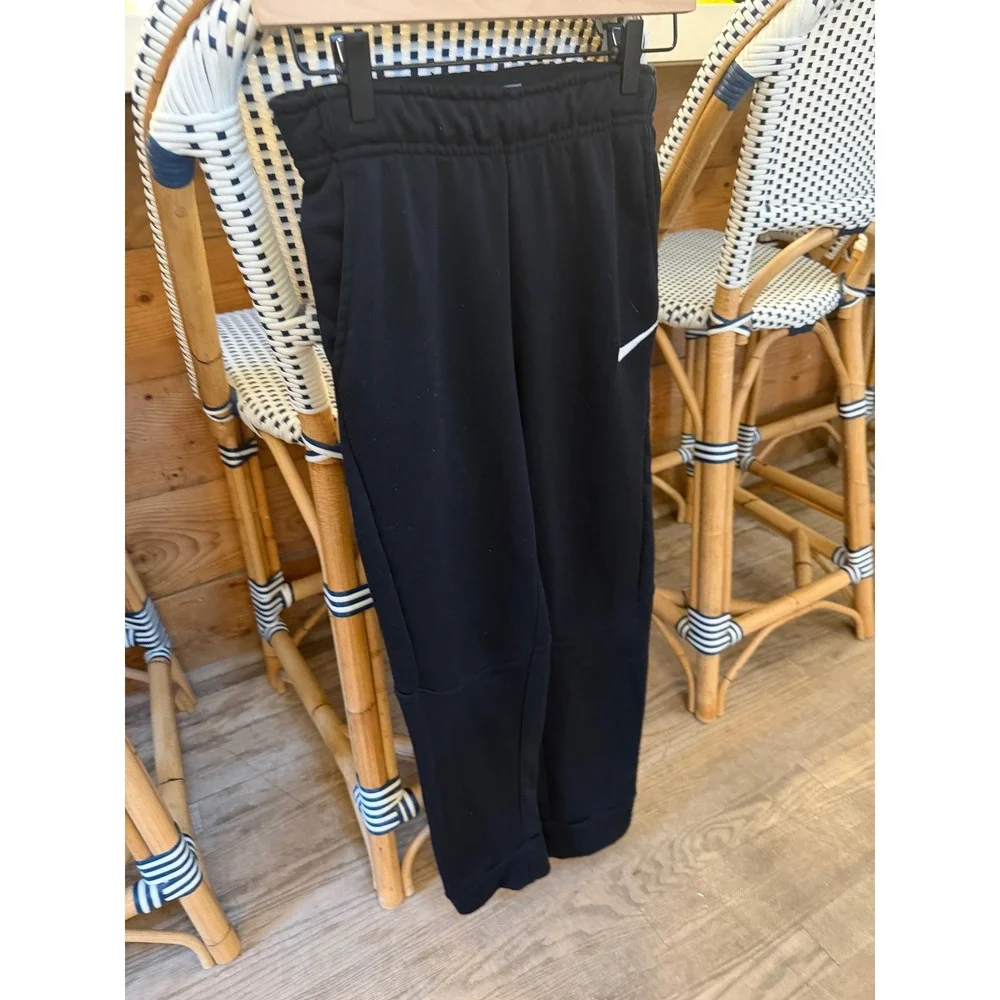 Nike Kids Dri-FIT Black Tapered Joggers Sweatpants Size Large